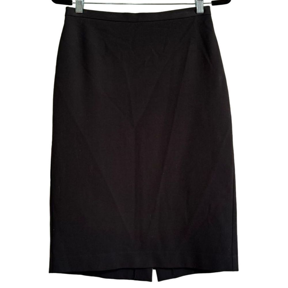The Limited Black Midi Pencil Skirt Stretch Women’s Size 6 Office Vintage